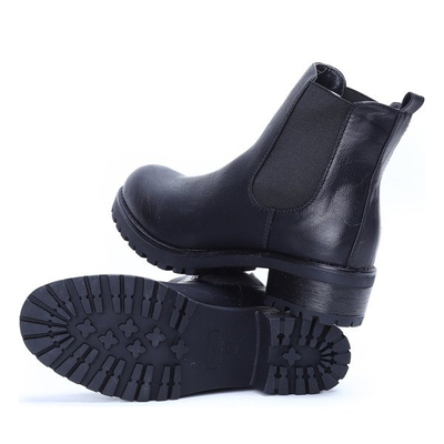 Klasické čižmy na hrubom podpätku Alina - Topánky