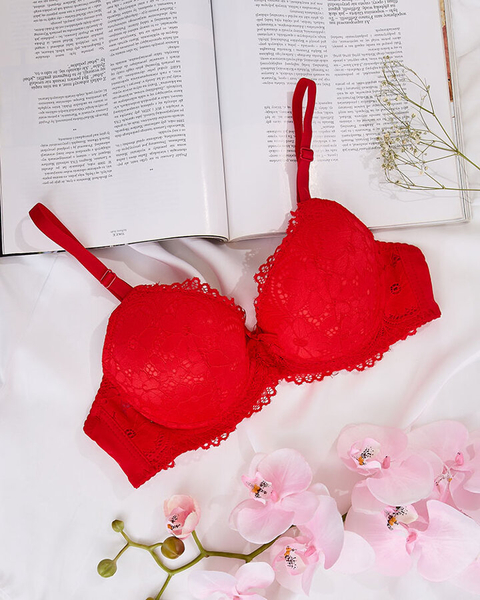 Royalfashion Dámska podprsenka zdobená čipkou