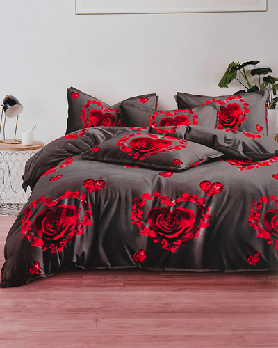 Royalfashion Vzorované obliečky 200X220 sada 4 dielov