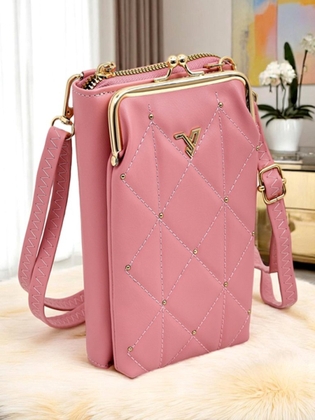 Royalfashion Multifunkčná kabelka-peňaženka na popruhu Prešívaný Charm