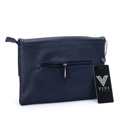 Granatowa torebka na ramię - Torebki