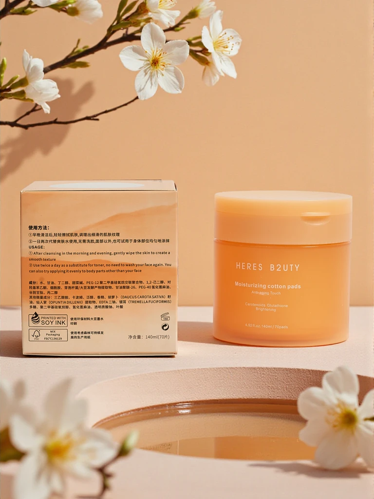 Bombažne blazinice za odstranjevanje ličil - vlažilne, proti staranju