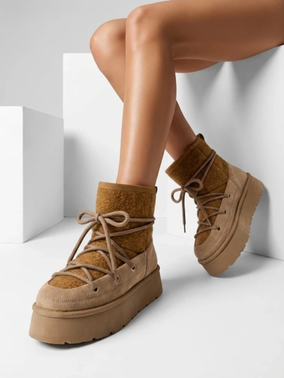 Royalfashion Dámske šnurovacie snehule Filori