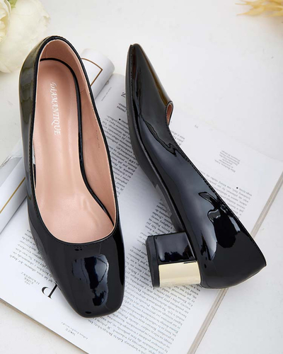 Royalfashion Dámske nízke lodičky na podpätku Eless