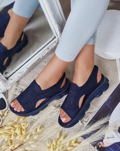 Royalfashion Dámske sandále s volínovým zvrškom