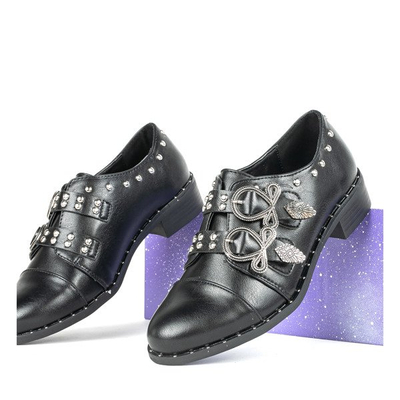 Čierne topánky na vysokom podpätku od Stavomeny - Obuv