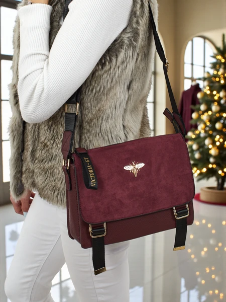 Majhna ženska torbica iz eko usnja Tessaria