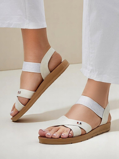 Royalfashion dámske sandále s elastickým remienkom Zerefis