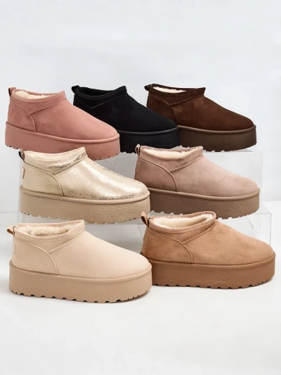 Royalfashion Dámske krátke čižmy a'la snow boots Ozozi