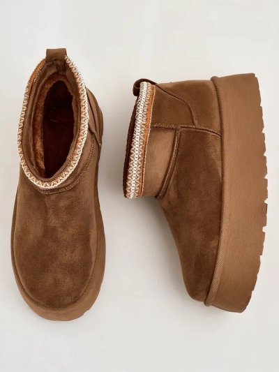 Royalfashion Dámske krátke topánky a'la snow boots Xoalla