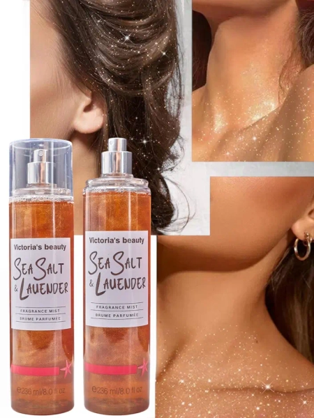 Inšpirovaný dámsky telový sprej Victoria’s Beauty Morská soľ & levanduľa 236 ml
