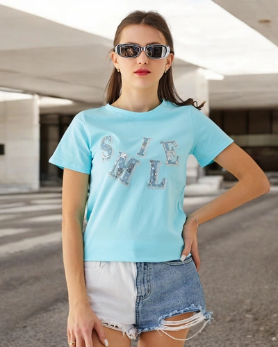 Royalfashion Dámska bavlnená blúzka s nápisom