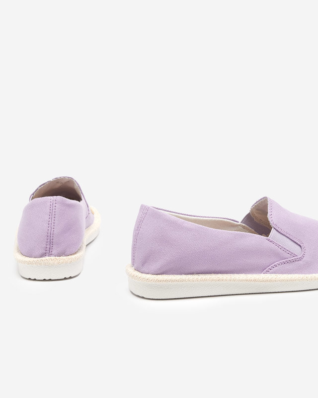 OUTLET Fialové dámske espadrilky Joll - Obuv