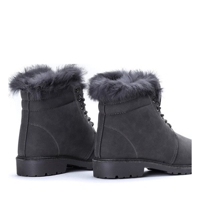 Ocieplane trapery w kolorze ciemnoszarym Alayna - Obuwie