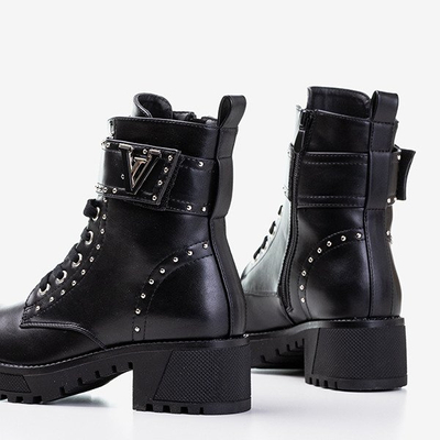 Čierne tašky s dýzami Valica - Obuv