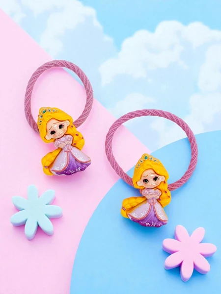 Gumičky do vlasov s princeznovským motívom