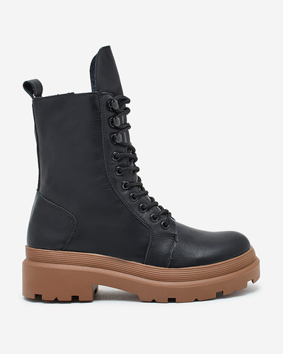 Royalfashion Dámske bagger čižmy z ekokože Vederme