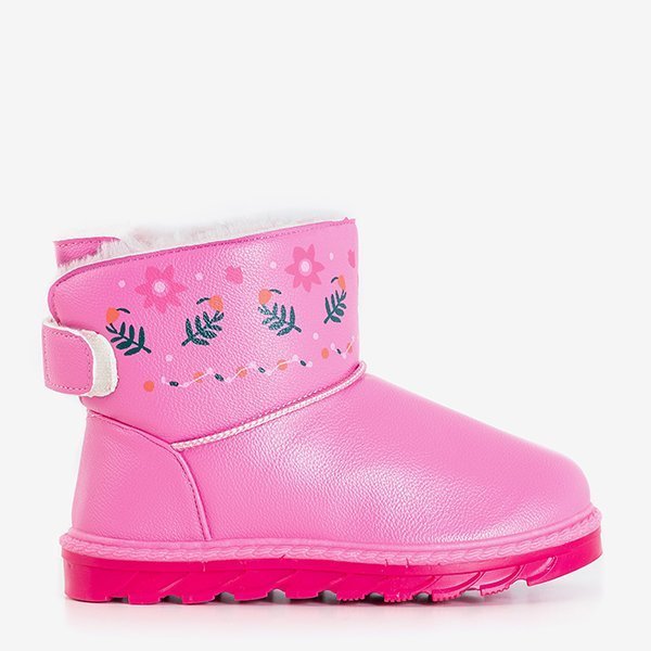 Ružové detské snehové topánky Hania - Obuv