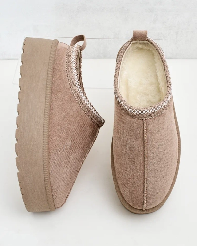 Royalfashion Dámske krátke čižmy Zommy a'la snow boots