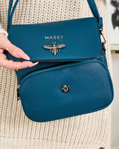 Dámska malá kabelka Royalfashion v modrej farbe