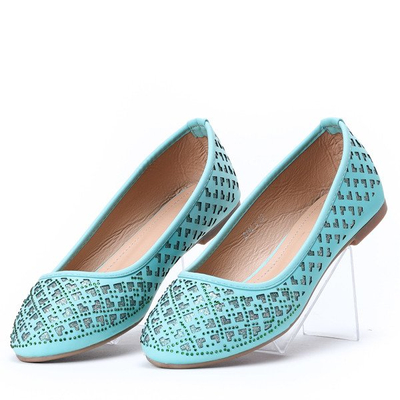 Baleriny w kolorze morskim Seah- Obuwie