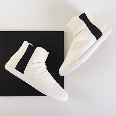 Dámska vysoká športová obuv ecru Freeqi - Obuv