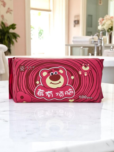 Bavlnené vlhčené obrúsky 100 ks.