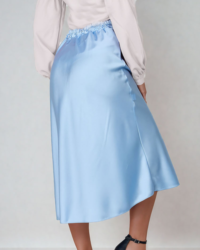 Royalfashion Dámska midi sukňa a'la satén