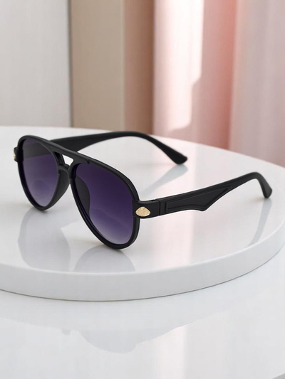 Royalfashion slnečné okuliare s dekoratívnymi nožičkami Shadow Aviator