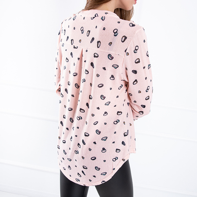 Ružová blúzka pre ženy - Oblečenie