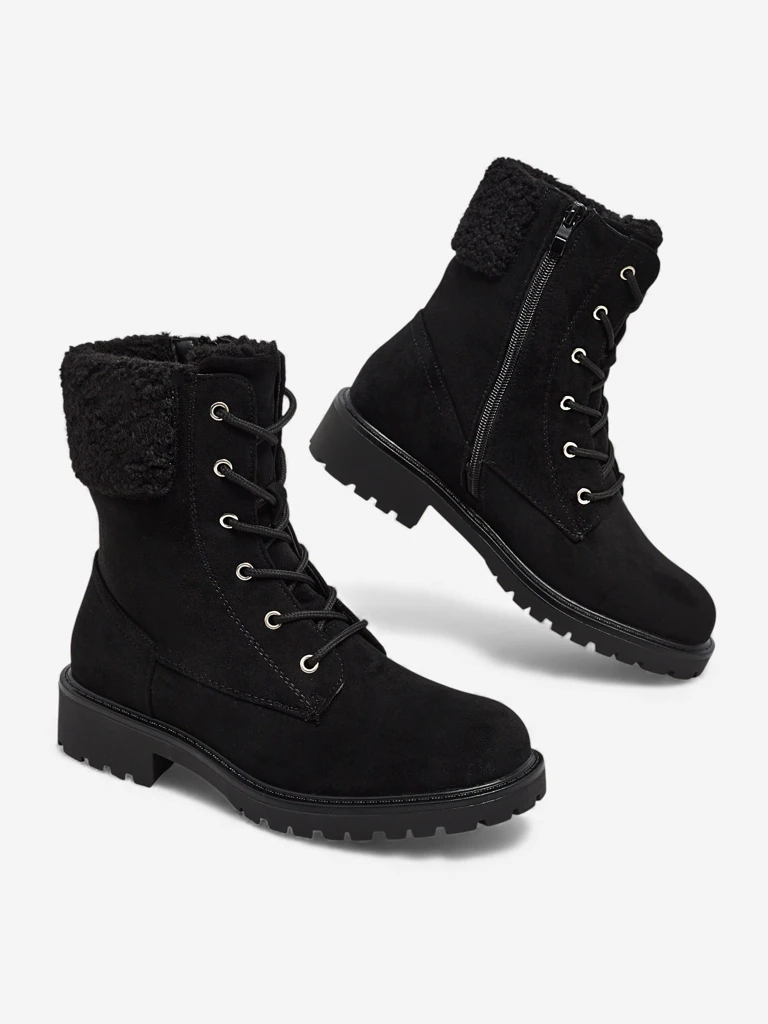 Eko semiš vezani ženski gležnarji Trevolla