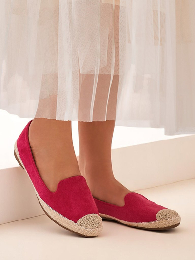 Royalfashion Dámske espadrilky z eko semišu Bombei