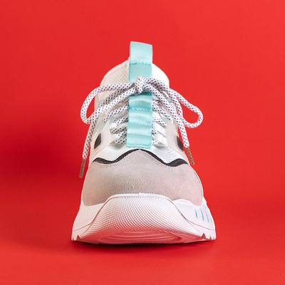 Biele pánske športové tenisky Mapsy - obuv