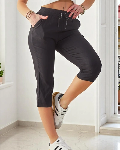 Royalfashion dámske bavlnené nohavice 3/4