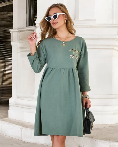 Royalfashion Dámske látkové šaty