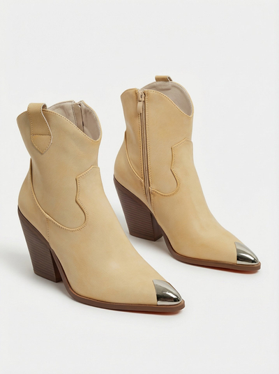 Kavbojke z visoko peto z okrasno konico Fang Glacier