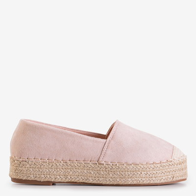 Béžové dámske espadrilky na platforme Melida - Topánky