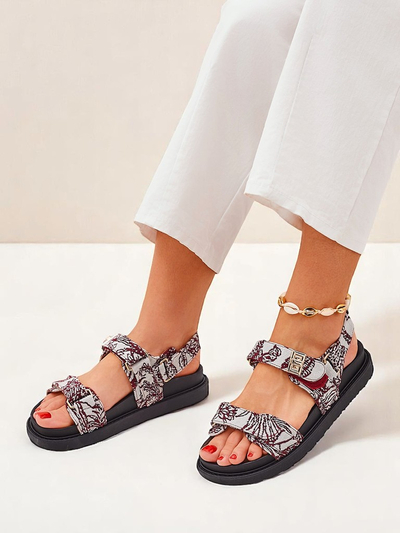 Royalfashion Dámske sandále s potlačou Aloe