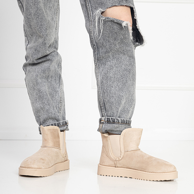 Béžové dámske snehule Gavi - Obuv