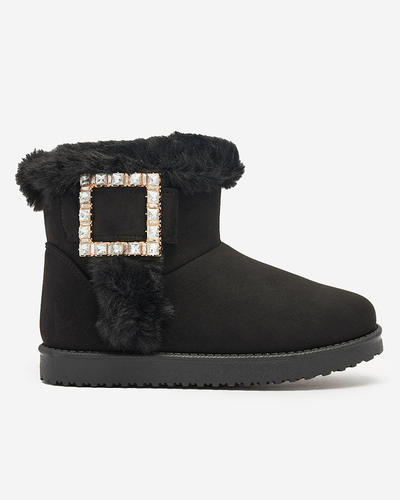 Royalfashion Dámske čižmy a'la snow boots s ornamentom Galaes