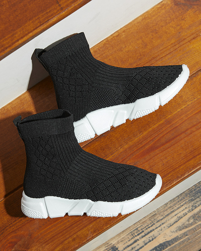 Čierna detská členková športová obuv Ovoy- Obuv