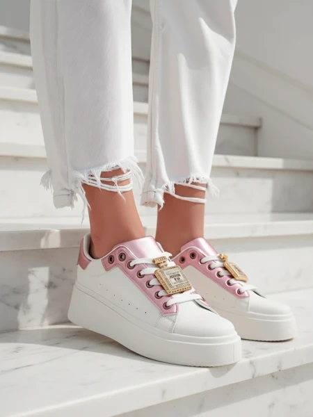 Moderna Eleganza Zlata Ženska Obutev