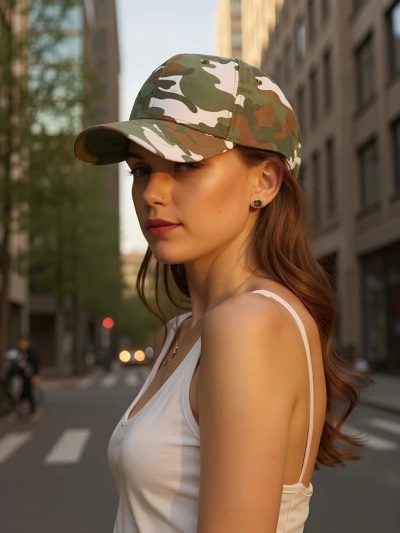 Royalfashion CamoFlex maskáčová baseballová čiapka