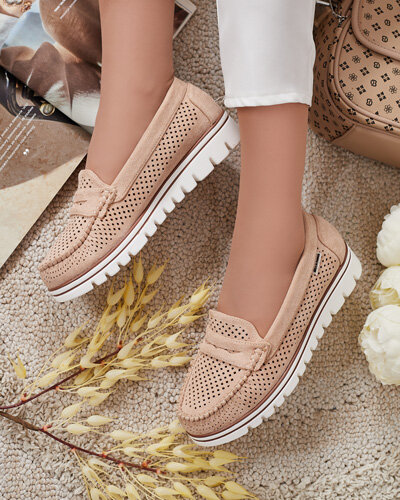 Royalfashion Ažurové dámske mokasíny Leteller