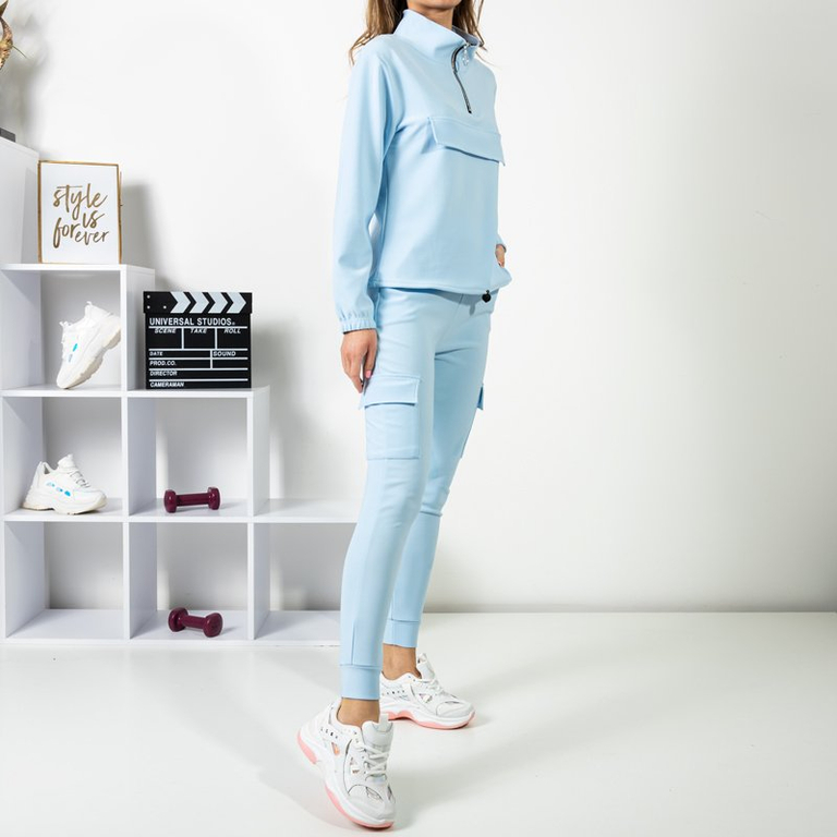 Dámska modrá športová súprava - Oblečenie