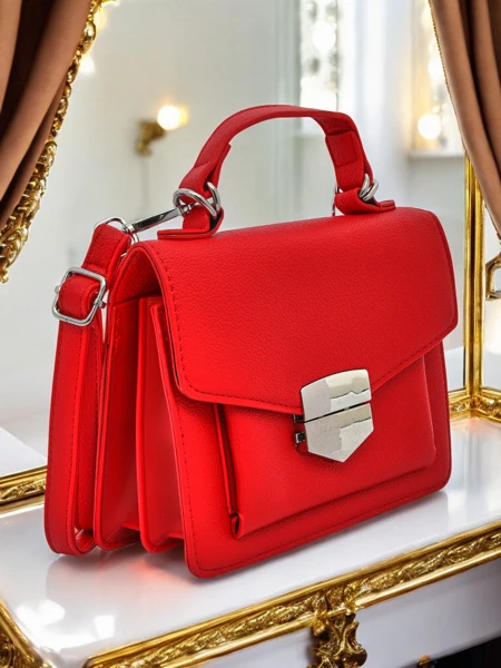 Royalfashion Dámska listová kabelka s rúčkou Amalthea Avorio