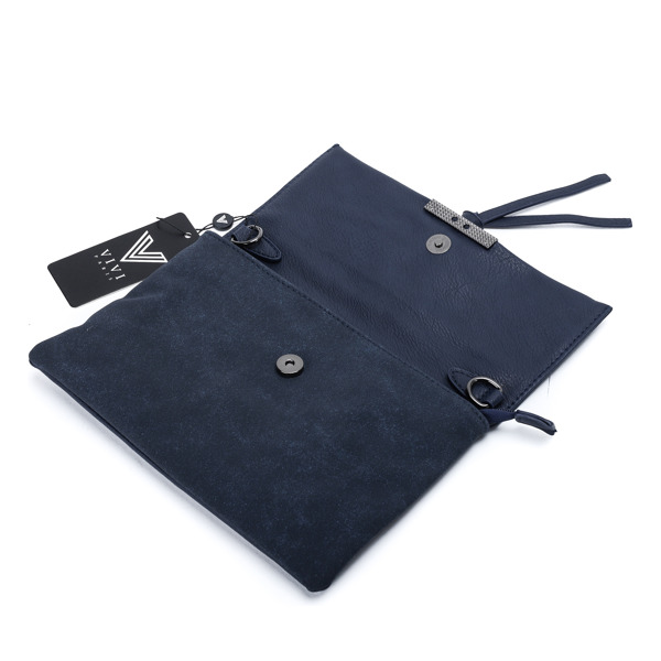 Granatowa torebka na ramię - Torebki