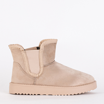 Béžové dámske snehule Gavi - Obuv