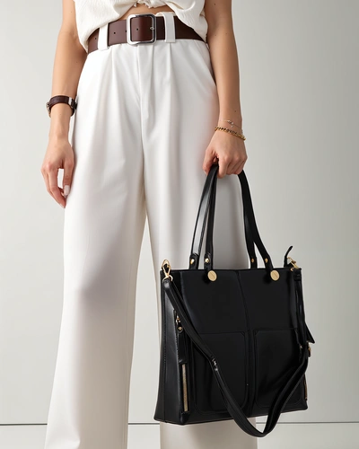 Royalfashion Elegant veľká kabelka pre ženy s vreckami