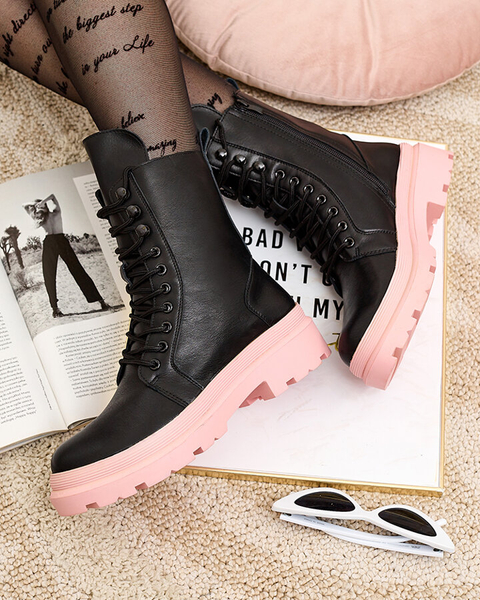 Royalfashion Dámske bagger čižmy z ekokože Vederme